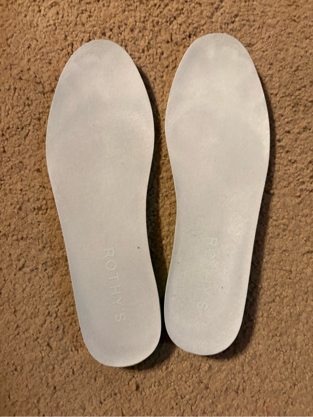 Rothy's Cloud Gray Slip-on Sneakers. - Picture 2 of 5